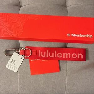 Never Lost Lululemon Keychain